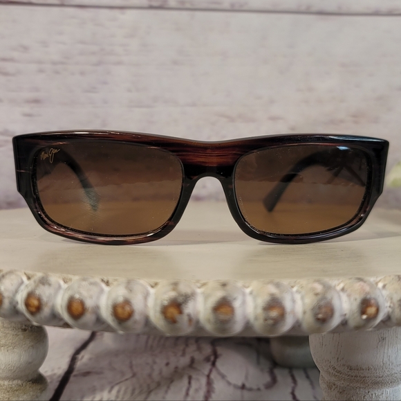 Authentic Maui Jim MJ 250 Lava Flow - Brown Tortoise - Discontinued/Rare - Picture 7 of 12